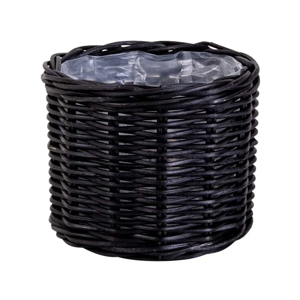 Wohnen Schwarze Körbe aus Rattan Geflecht - Swan (vierteilig)