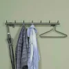 Wohnen Schwarze Metallgarderobe mit 7 Haken - Kaserta