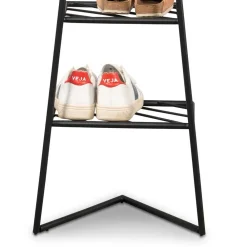 Wohnen Schwarze Metallgarderobe in modernem Design - Estren