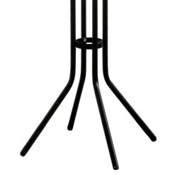 Wohnen Bürogarderoben*Schwarze Standgarderobe aus Stahl - Rubertus