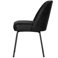 Wohnen Schwarze Stühle aus Recyclingleder - Amaikan (2er Set)