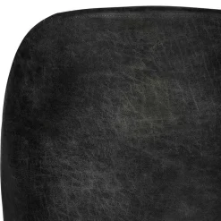 Wohnen Schwarze Stühle aus Recyclingleder - Amaikan (2er Set)