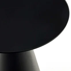 Wohnen Schwarze Möbel|Glasmöbel*Schwarzer Beistelltisch in Zylinderform - Masina