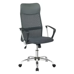 Wohnen Bürostühle*Schwarzer Chefsessel im Material Mix - Rajaco