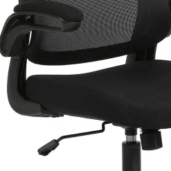 Wohnen Bürostühle*Schwarzer Chefsessel mit Mesh Rücken - Vorianca