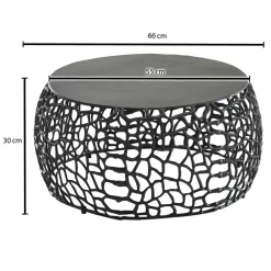 Wohnen Schwarzer Designtisch fürs Wohnzimmer - Ernestan