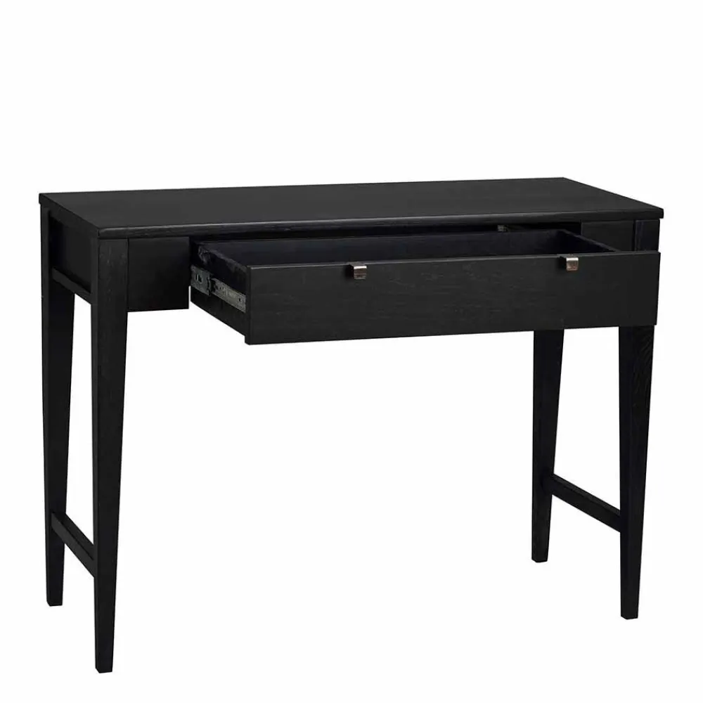 Wohnen Telefontische*Schwarzer Konsolentisch mit Schublade - Geskan
