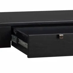 Wohnen Telefontische*Schwarzer Konsolentisch mit Schublade - Geskan