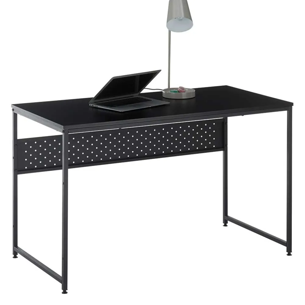 Wohnen Bürotische*Schwarzer Schreibtisch 120x60 cm - Irona
