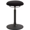Wohnen Schwarzer Schreibtisch-Hocker in Rund - Piton