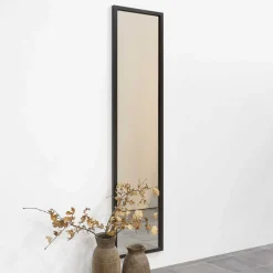 Wohnen Schwarzer Spiegel 46x185x3 cm - Simpra