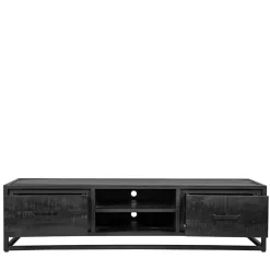 Wohnen Loft Möbel|Industrial Möbel*Schwarzer TV Unterschrank im Industry Stil - Esturado
