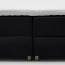 Wohnen Schwarzes Boxspringbett mit Bettkasten - Luya