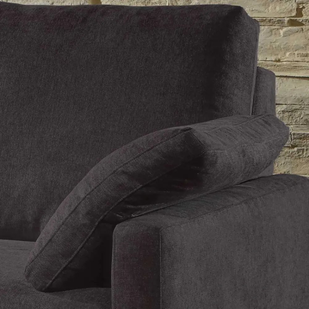 Wohnen Sofas|Sofa*Schwarzes 2er Sofa mit Schlaffunktion - Laromain