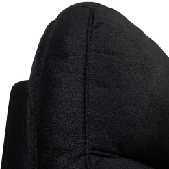 Wohnen Sofas|Sofa*Schwarzes Zweier Sofa mit Relaxfunktion - Salma