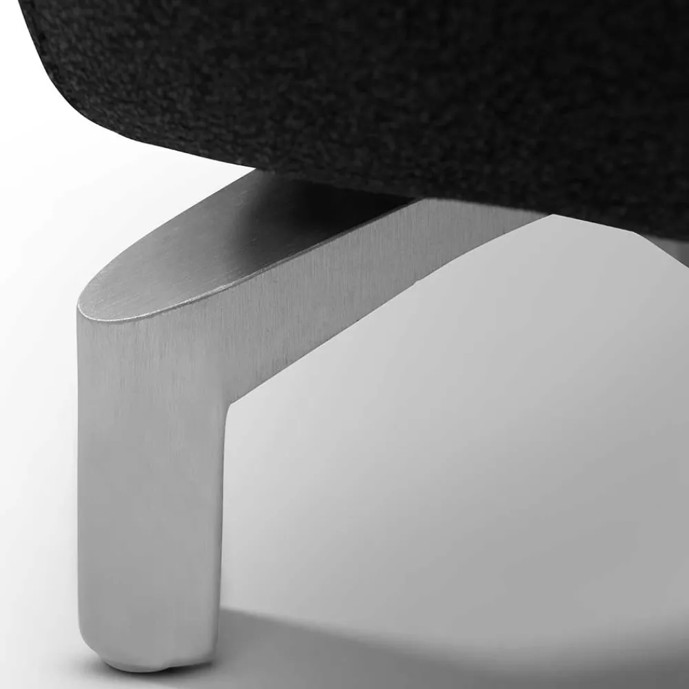 Wohnen Sofas|Sofa*Schwarzes Zweier Sofa mit Relaxfunktion - Salma