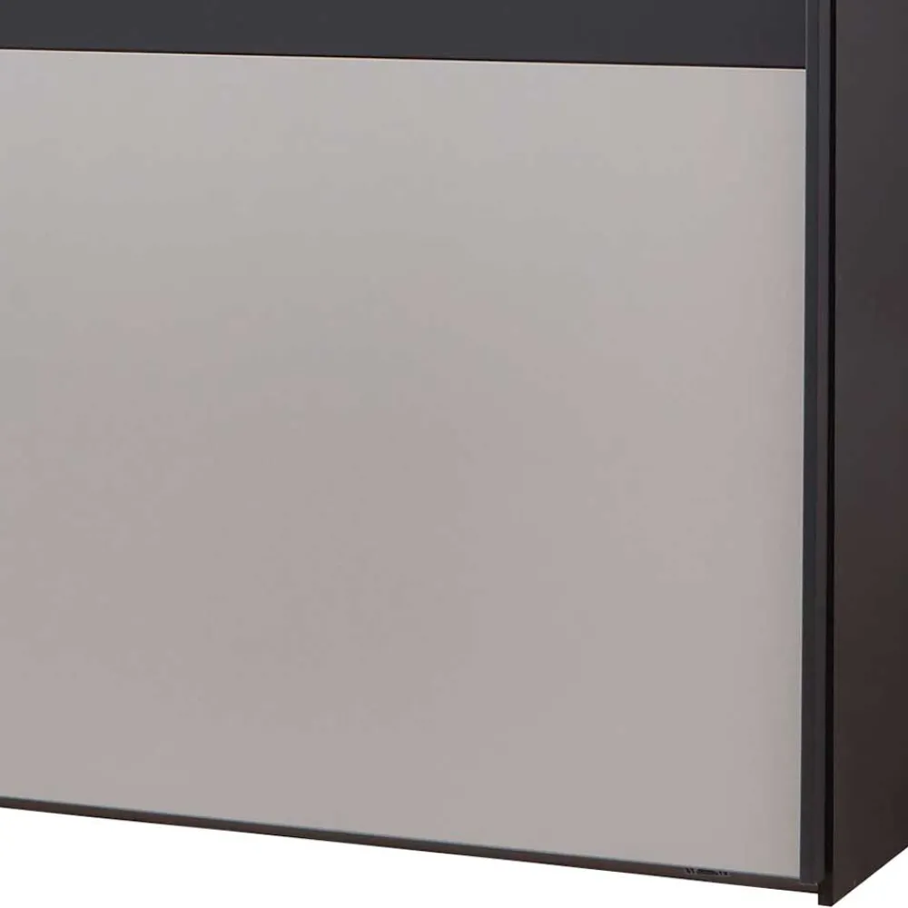 Wohnen Kleiderschränke|Kleiderschränke*Schwebetüren Kleiderschrank in Hellgrau & Dunkelgrau - Guadiana