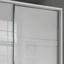 Wohnen Kleiderschränke|Kleiderschränke*Schwebetüren Kleiderschrank mit Glas Front - Ekino