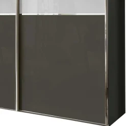 Wohnen Schwebetüren Kleiderschrank in Braun & Weiß - Genre