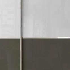 Wohnen Schwebetüren Kleiderschrank in Braun & Weiß - Genre