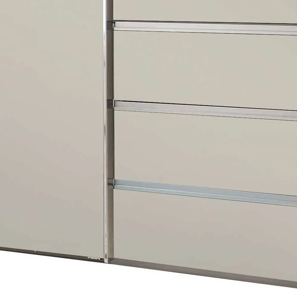 Wohnen Schränke*Schwebetüren-Kleiderschrank in Champagner - 3-türig - Vilantinos