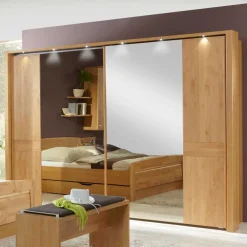 Wohnen Kleiderschränke|Kleiderschränke*Schwebetürenschrank Bordeaux aus Erle