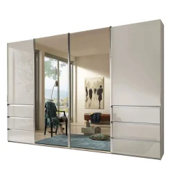 Wohnen Schwebetürenschrank in Champagner - Grover