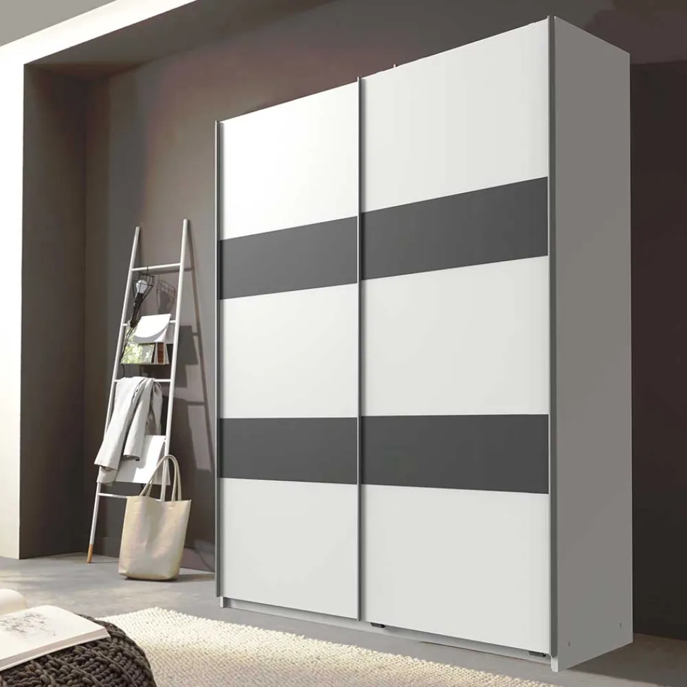 Wohnen Schwebetürenschrank mit Metallgriffen - Malente