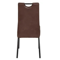 Wohnen Schwarze Möbel|Braune Möbel*Schwingstühle Set in Braun - Libasion (Set)