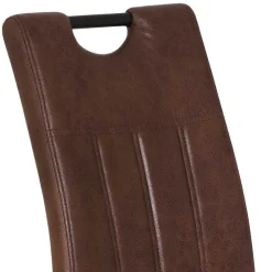 Wohnen Schwarze Möbel|Braune Möbel*Schwingstühle Set in Braun - Libasion (Set)