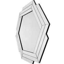 Wohnen Spiegel|Flurspiegel*Sechseckiger Design Spiegel für Wandmontage - Gionta