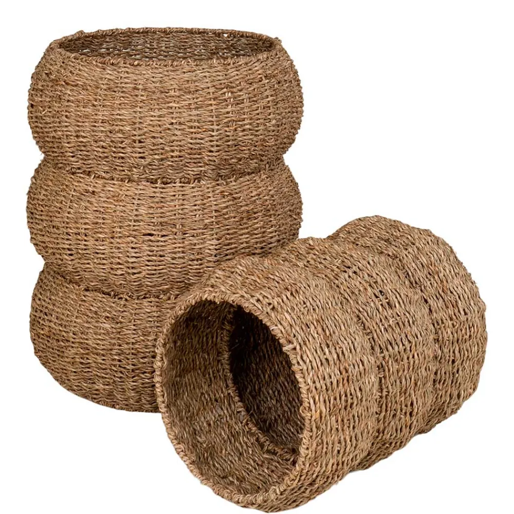 Wohnen Seegras Körbe im Landhausstil - Lottessa (zweiteilig)