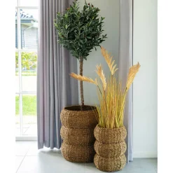 Wohnen Seegras Körbe im Landhausstil - Lottessa (zweiteilig)