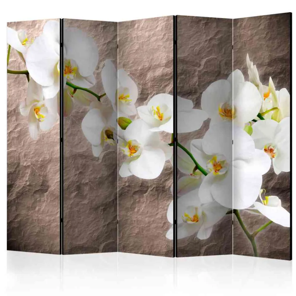 Wohnen 2-seitig bedruckter Paravent aus Leinwand - Lorenzina