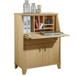 Wohnen Sekretär Schreibtisch Schrank in Eiche - Ryan