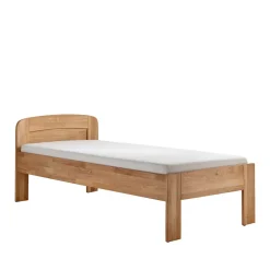 Wohnen Naturholzmöbel|Betten*Senioren-Einzelbett aus Wildeiche Massivholz - Issiaco