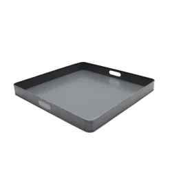 Wohnen Tabletts*Serviertablett quadratisch mit Grifflöchern - Barossio