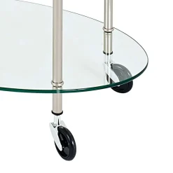 Wohnen Servierwagen Alessandra aus Glas