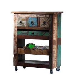 Wohnen Shabby Chic Möbel|Servierwagen*Servierwagen Jamaica im Vintage Design