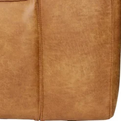 Wohnen Sessel & Hocker|Sessel*Sessel aus Recyclingleder in Braun Cognac - Baham