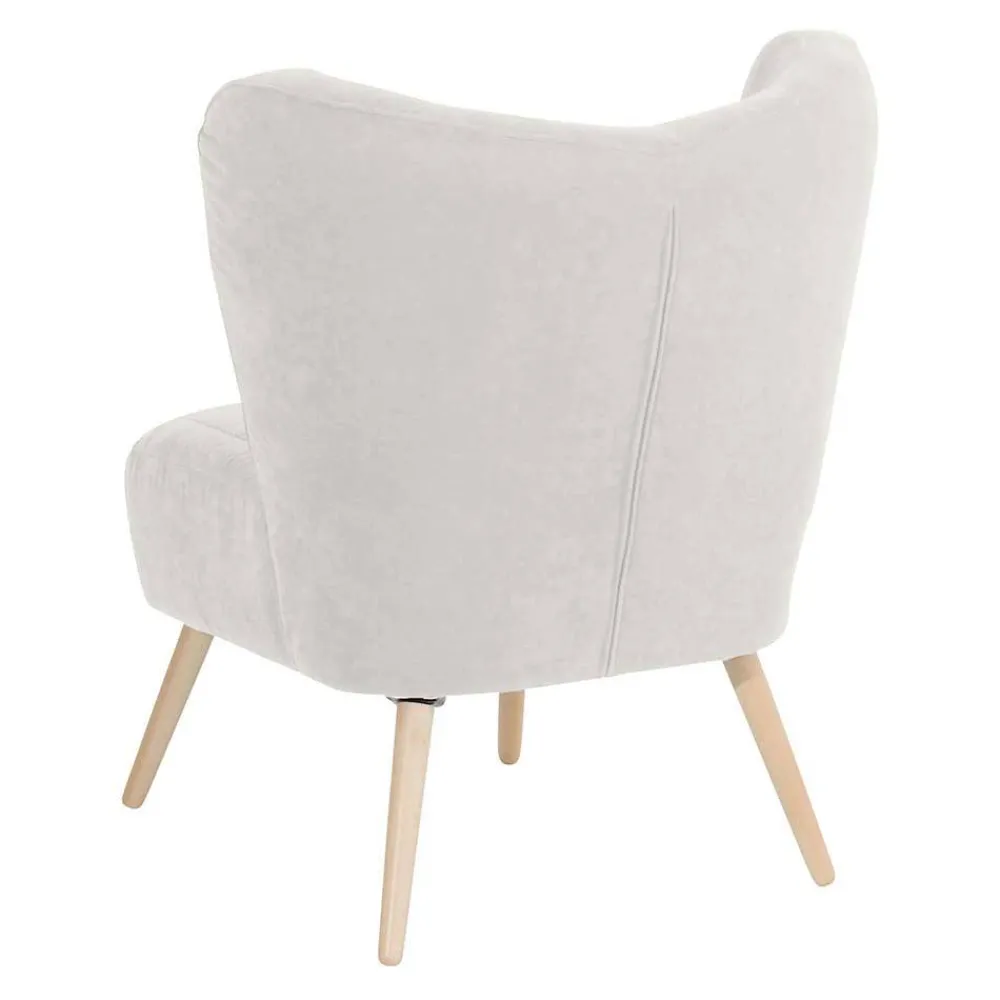 Wohnen Sessel in Cremeweiß und Buche - Liane