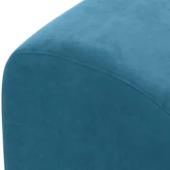 Wohnen Braune Möbel|Sessel*Sessel in Petrol Veloursbezug - Frunz