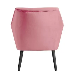 Wohnen Sessel in Rosa und Schwarz - Lanaca