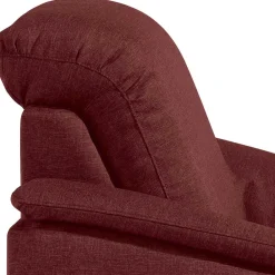 Wohnen Sessel in Rot und Nussbaum Braun - Capital