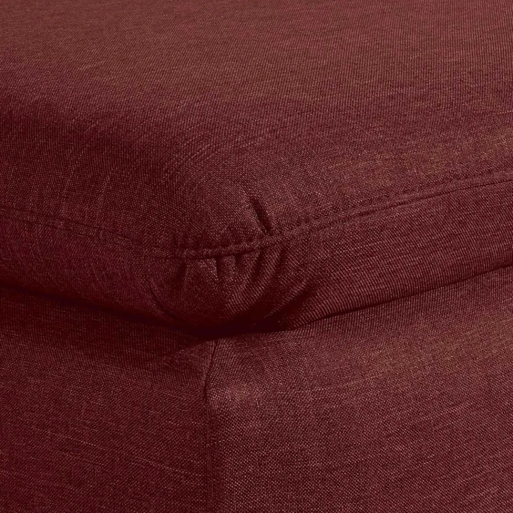 Wohnen Sessel in Rot und Nussbaum Braun - Capital