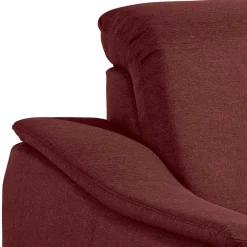 Wohnen Sessel in Rot und Nussbaum Braun - Capital