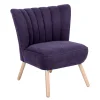 Wohnen Sessel & Hocker*Sessel in Violett und Buche Natur - Cayava