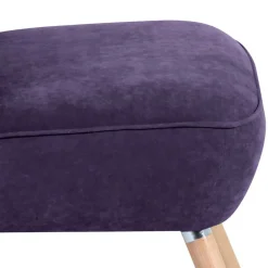 Wohnen Sessel & Hocker*Sessel in Violett und Buche Natur - Cayava