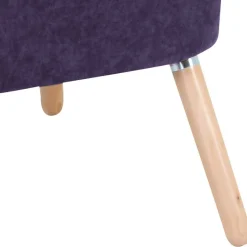 Wohnen Sessel & Hocker*Sessel in Violett und Buche Natur - Cayava