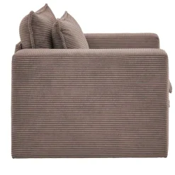 Wohnen Braune Möbel|Sessel & Hocker*Sessel mit Hocker im Set - Anyna (zweiteilig)